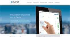 Desktop Screenshot of aeurus.cl